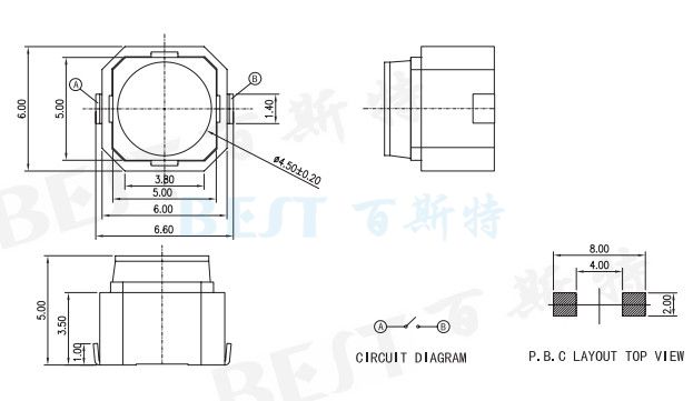 輕觸開關(guān)TS-0603